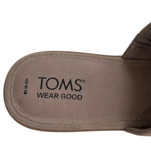 Like New Toms Leather Jade Mule Flats Taupe
Size 10 - Picture 4 of 8